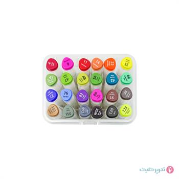 ماژیک 24 رنگ راند و تاچ پیداکس 824