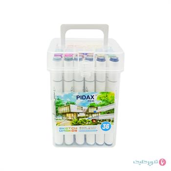ماژیک 36 رنگ راند و تاچ پیداکس 836