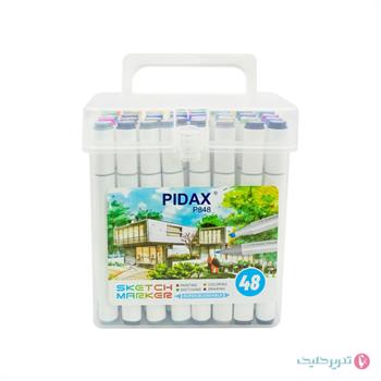 ماژیک 48 رنگ راند و تاچ پیداکس 848