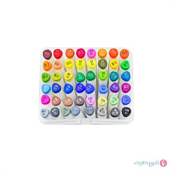 ماژیک 48 رنگ راند و تاچ پیداکس 848