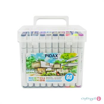 ماژیک 60 رنگ راند و تاچ پیداکس 860