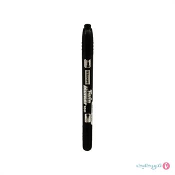  ماژیک سی دی 2سر لاکسر مشکی  کد 150