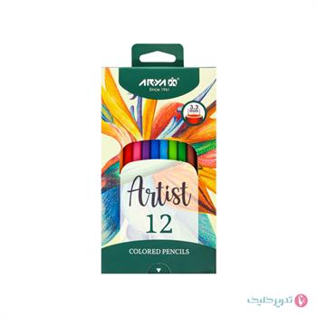 مداد رنگی 12 رنگ آرتیست آریا کد 3601