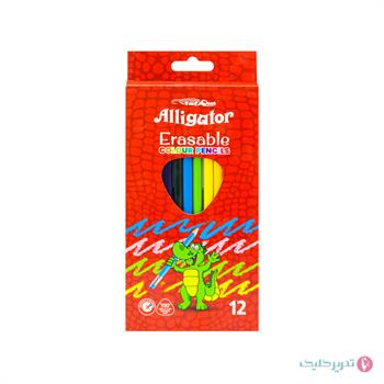 مداد رنگی 12 رنگ جعبه مقوا سوسمار