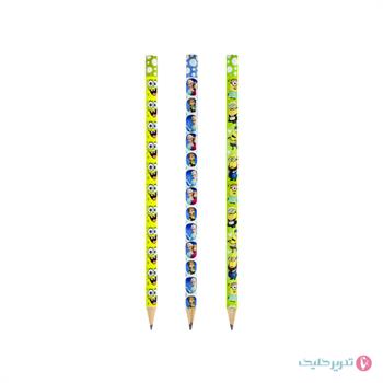مداد مشکی طرح دار آریا