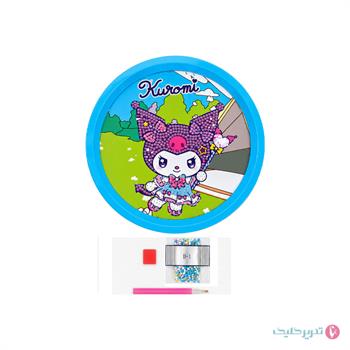 نقاشی الماسی قابدار گرد کرومی 