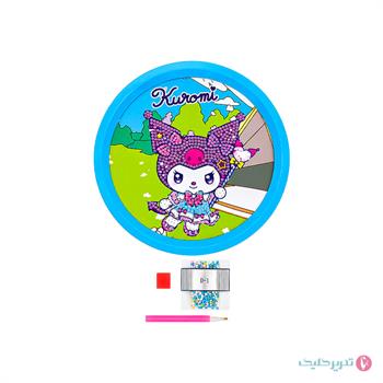 نقاشی الماسی قابدار گرد کرومی 