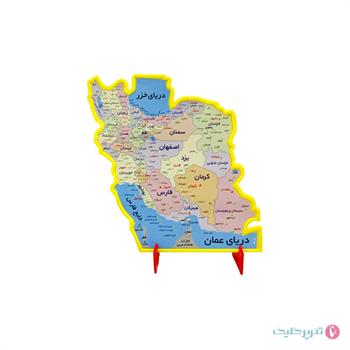 نقشه ایران پایه دار