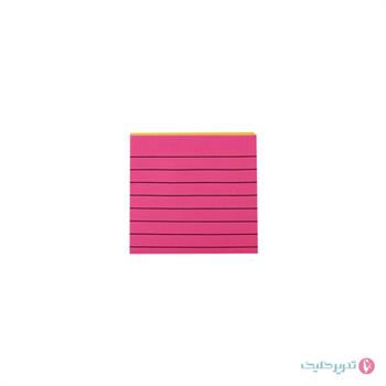  پست ایت 100برگ 7.5 * 5/7 خط دار اسکول مکس 117