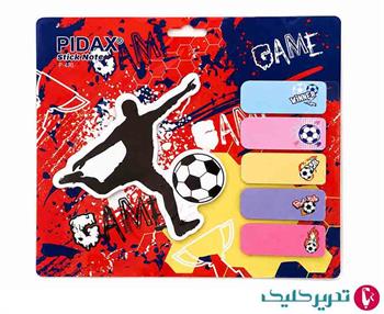 پست ایت 50 برگ فوتبالی 7.5*7.5 پیداکس کد P429-432 