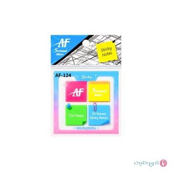 پست ایت 7.5*7.5 شفاف رنگی اسکول مکس 124