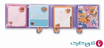 دفترچه یادداشت  فانتزی 3 لت اسپینردار 6721 