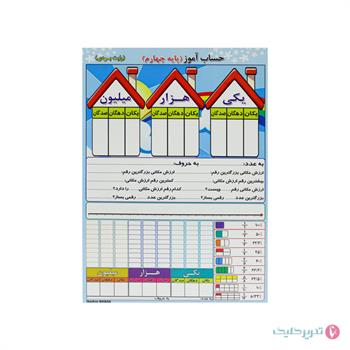 پوستر وایت بردی  A4 حساب آموز پایه چهارم و پنجم