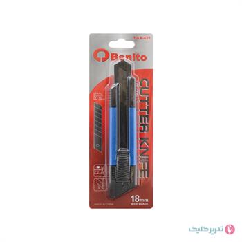  کاتر آلومینیومی تیغ مشکی بنیتو کد 629