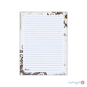 کاغذ A4 خط دار 50 برگ 70 گرم حاشیه دار 4 رنگ 