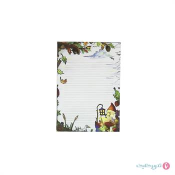 کاغذ یادداشت حاشیه دار فانتزی 10x14