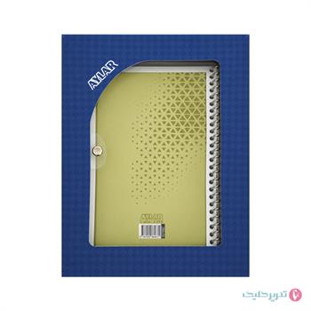 کلاسور 100 برگ شفاف قفل فلزی آیلار 2395