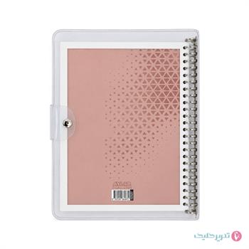 کلاسور 100 برگ شفاف قفل فلزی آیلار 2395