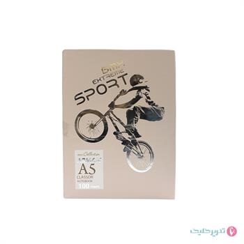 کلاسور 20حلقه 100برگ سلفونی قفل فلزی طلاکوب