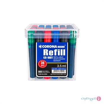 کپسول یدک ماژیک وایت برد شارژی کرونا رنگ جور